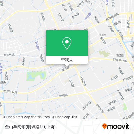 金山羊肉馆(明珠路店)地图