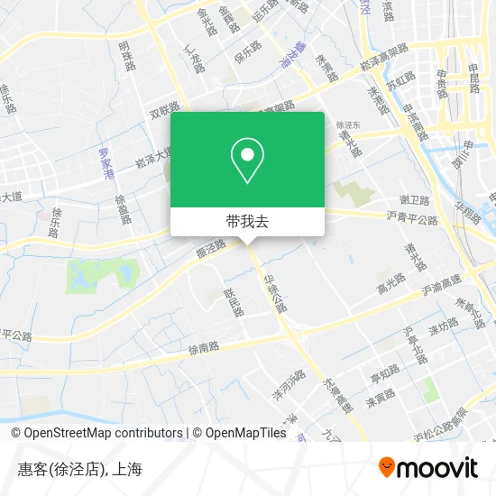 惠客(徐泾店)地图
