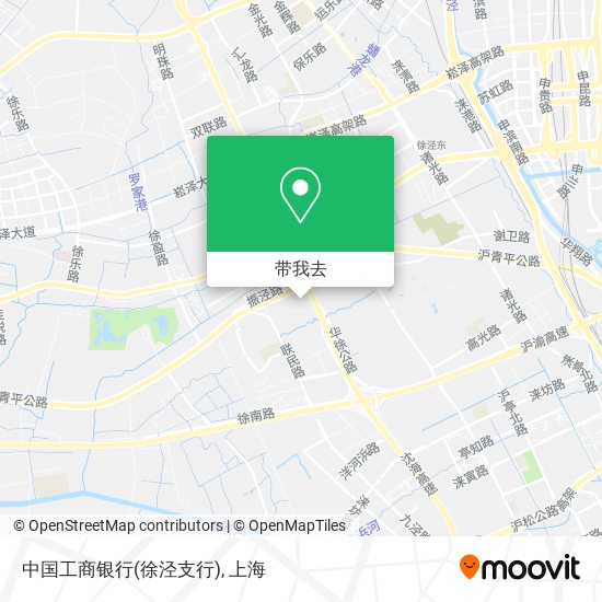 中国工商银行(徐泾支行)地图
