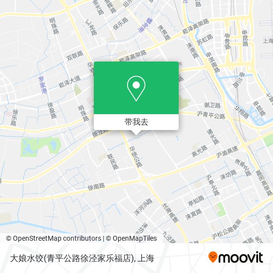 大娘水饺(青平公路徐泾家乐福店)地图