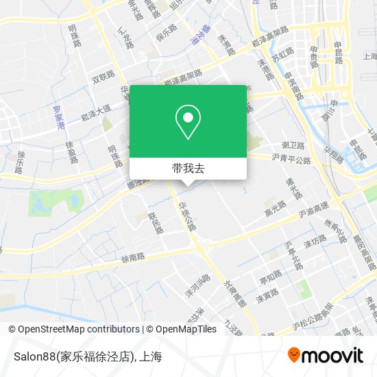 Salon88(家乐福徐泾店)地图