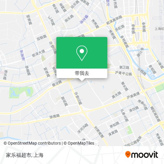 家乐福超市地图