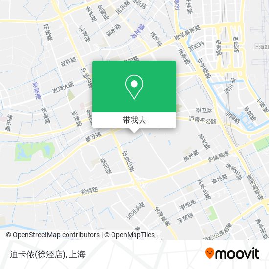 迪卡侬(徐泾店)地图