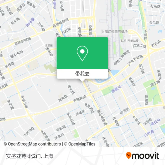 安盛花苑-北2门地图