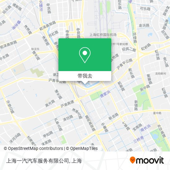 上海一汽汽车服务有限公司地图