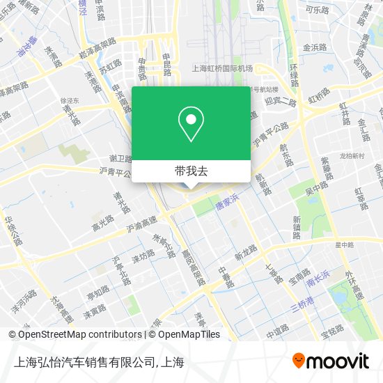 上海弘怡汽车销售有限公司地图