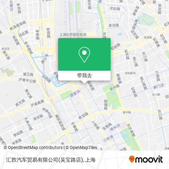 汇胜汽车贸易有限公司(吴宝路店)地图