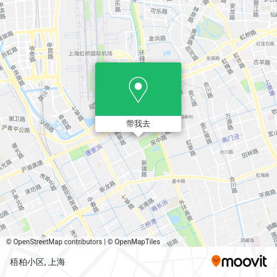 梧柏小区地图