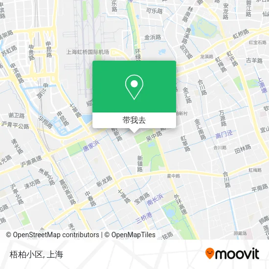 梧柏小区地图
