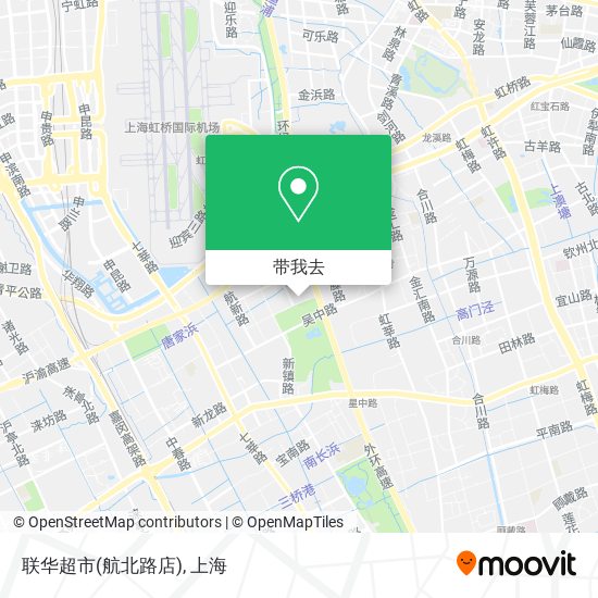 联华超市(航北路店)地图