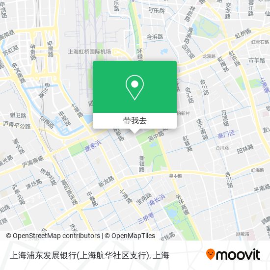 上海浦东发展银行(上海航华社区支行)地图