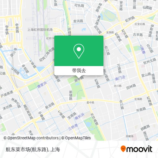 航东菜市场(航东路)地图