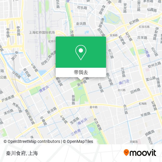 秦川食府地图
