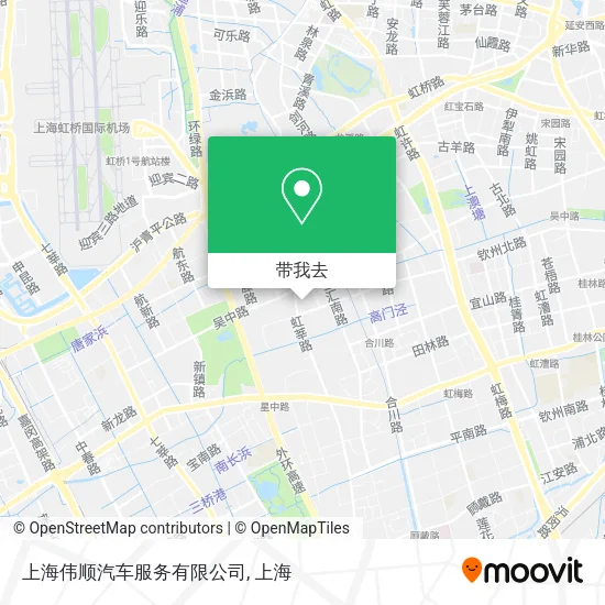 上海伟顺汽车服务有限公司地图