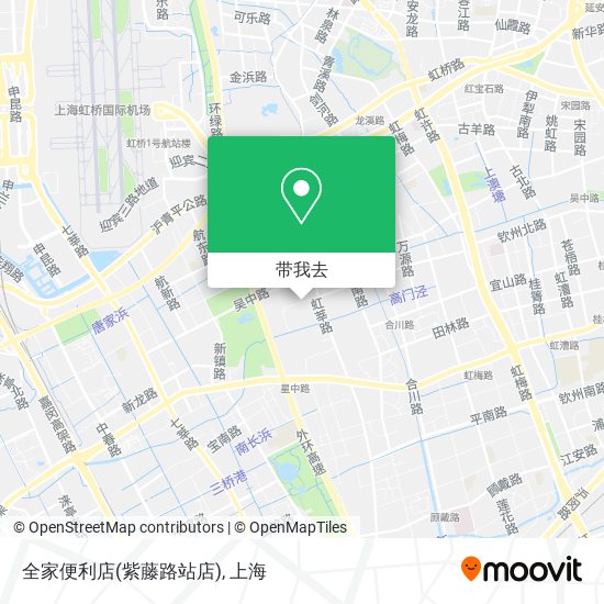 全家便利店(紫藤路站店)地图