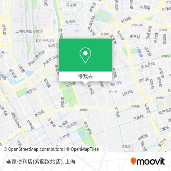 全家便利店(紫藤路站店)地图
