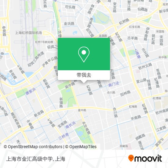 上海市金汇高级中学地图