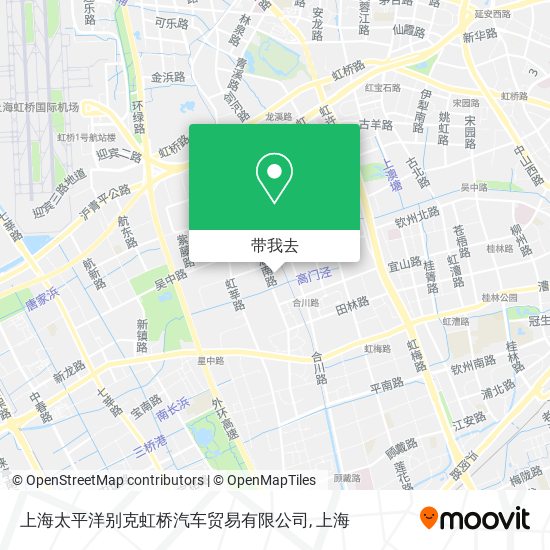 上海太平洋别克虹桥汽车贸易有限公司地图