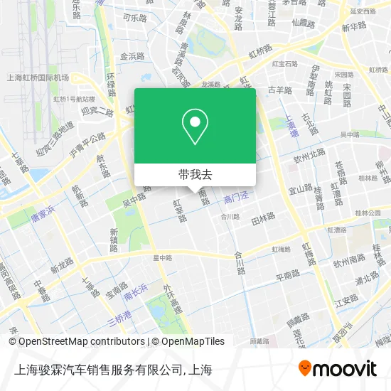 上海骏霖汽车销售服务有限公司地图
