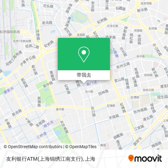 友利银行ATM(上海锦绣江南支行)地图