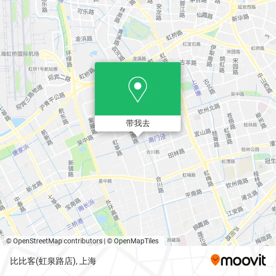 比比客(虹泉路店)地图