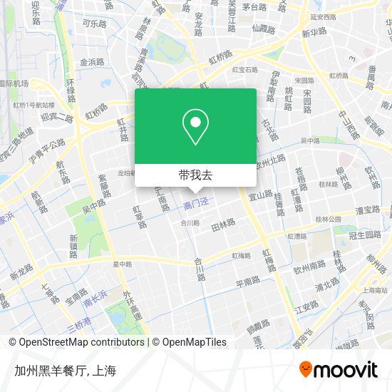 加州黑羊餐厅地图