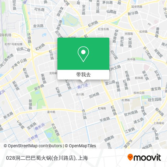028洞二巴巴蜀火锅(合川路店)地图