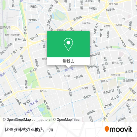比奇雅韩式炸鸡披萨地图