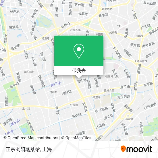 正宗浏阳蒸菜馆地图