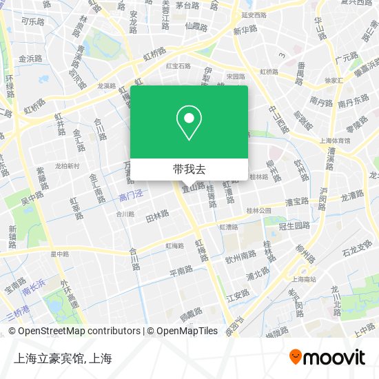 上海立豪宾馆地图