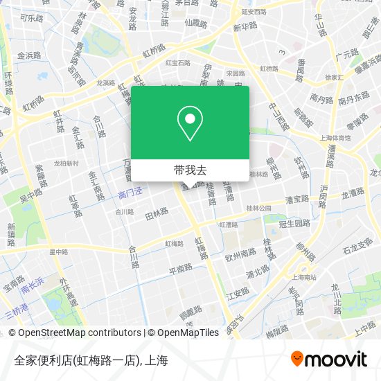 全家便利店(虹梅路一店)地图