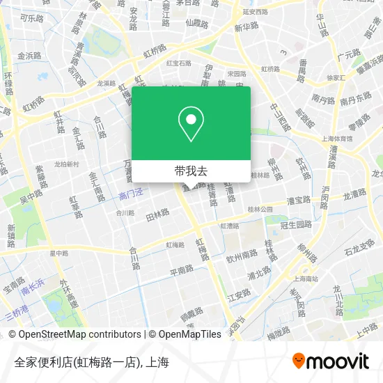全家便利店(虹梅路一店)地图