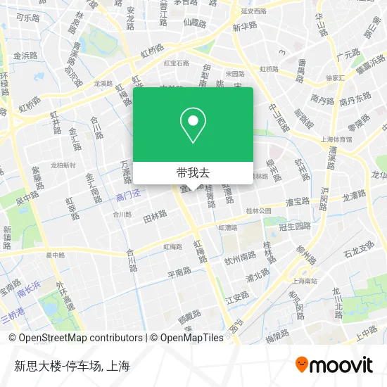 新思大楼-停车场地图