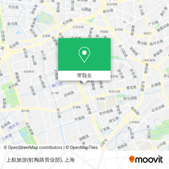 上航旅游(虹梅路营业部)地图