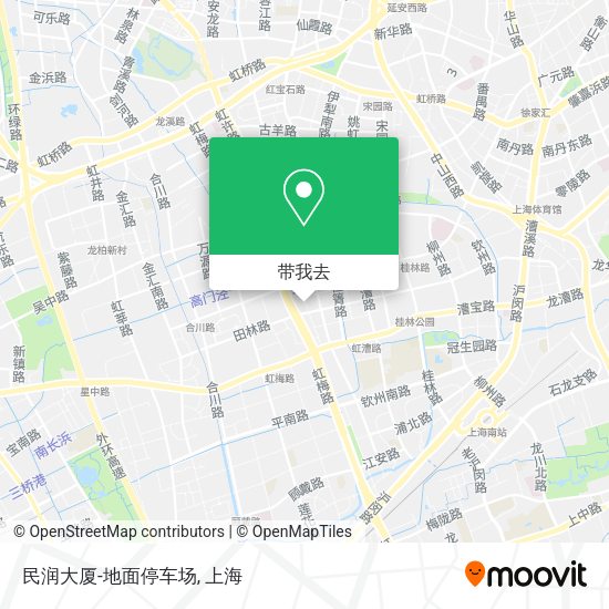 民润大厦-地面停车场地图
