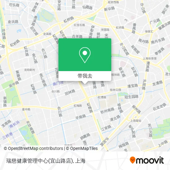 瑞慈健康管理中心(宜山路店)地图