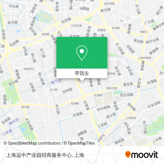 上海远中产业园招商服务中心地图