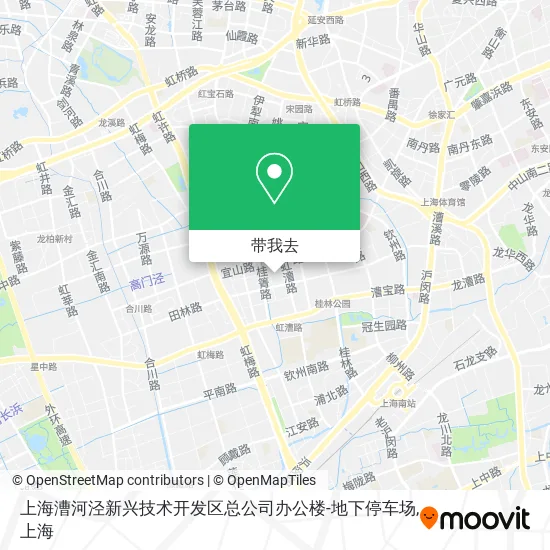 上海漕河泾新兴技术开发区总公司办公楼-地下停车场地图