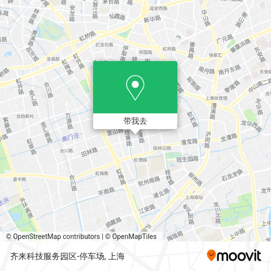 齐来科技服务园区-停车场地图