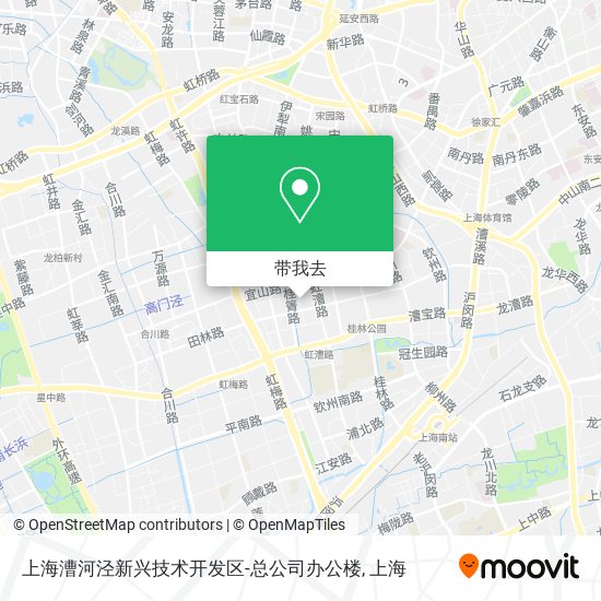 上海漕河泾新兴技术开发区-总公司办公楼地图