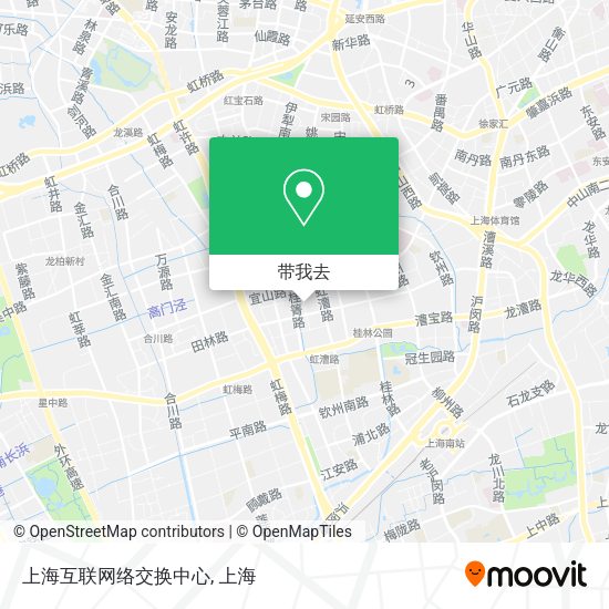 上海互联网络交换中心地图