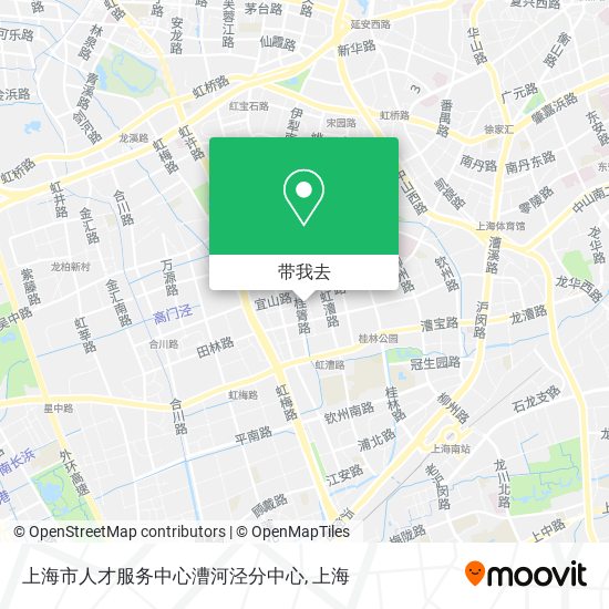 上海市人才服务中心漕河泾分中心地图