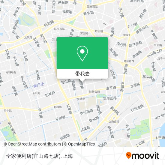 全家便利店(宜山路七店)地图