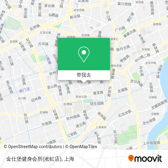 金仕堡健身会所(淞虹店)地图