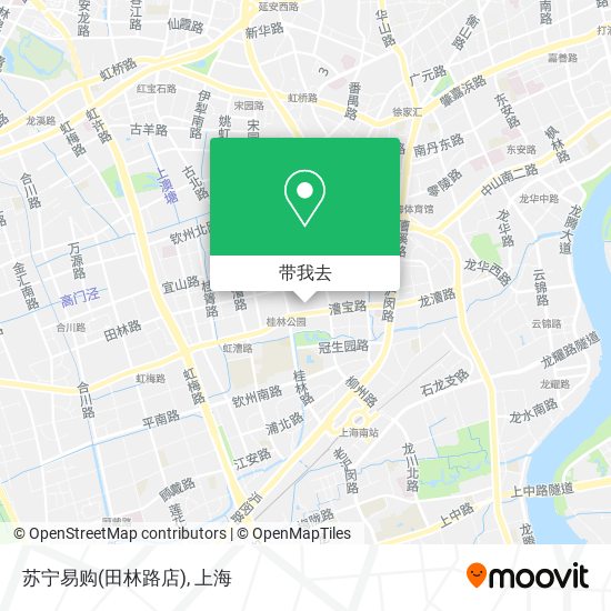 苏宁易购(田林路店)地图
