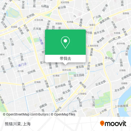 熊猫川菜地图