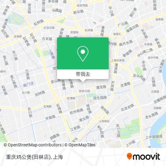 重庆鸡公煲(田林店)地图