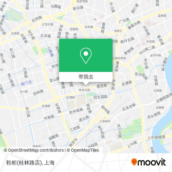 鞋柜(桂林路店)地图