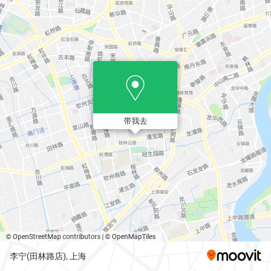 李宁(田林路店)地图