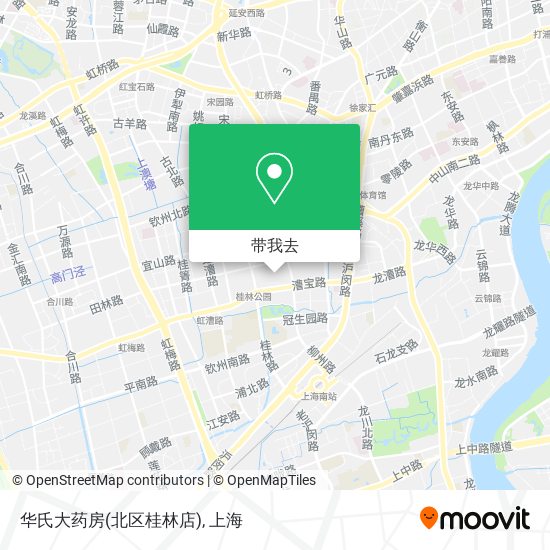 华氏大药房(北区桂林店)地图